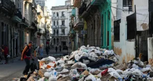 Fatra monte disèt wotè nan kapital peyi Kiba