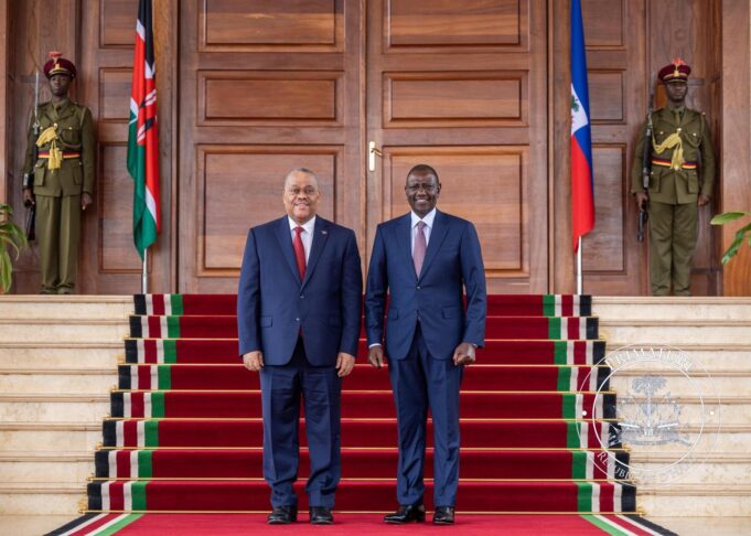 Conille chita pale ak prezidan Ruto nan peyi Kenya