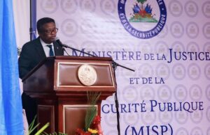 Seremoni « Relokalizasyon Tribinal Premyè Enstans » Pòtoprens