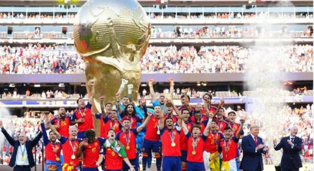Espay ranpòte Mondyal la, li bat Ajantin epi li fini tounwa 2026 la nan yon gwo espektak